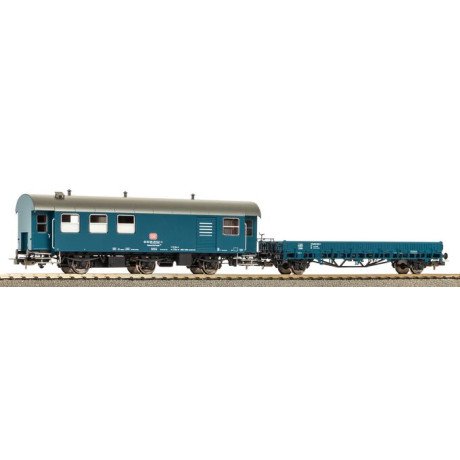 28334 Piko Set Set Umbauwagen werkplaats met platte wagon Ks DB
