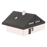 130643 Faller Architectenhuis met platen dak