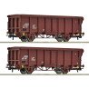 6600280 Roco Set Eos open goederenwagens DR