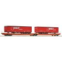 6600260 Roco Doppeltaschen-Gelenkwagen T3000e, Wascosa