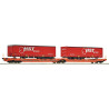 6600260 Roco Doppeltaschen-Gelenkwagen T3000e, Wascosa