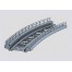 7267 Märklin K-rail gebogen oprit