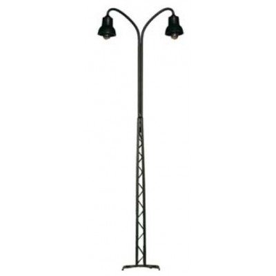 117252 Dubbele Vakwerklamp zwart