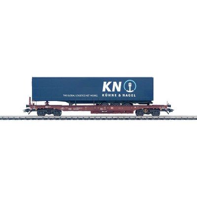 47443 Märklin Draagwagen met oplegger DB AG Kuhnr Nagel